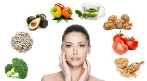 خوراکی برای سفید شدن پوست صورت 